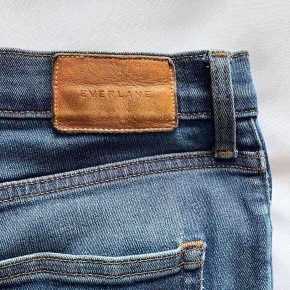 EVERLANE WOMEN'S MEDIUM WASH HIGH RISE SKINNY JEANS - 27 - Picture 10 of 10